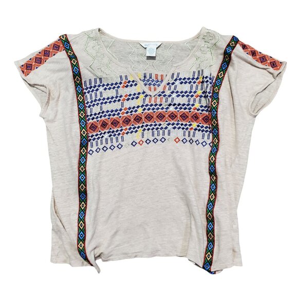 Sundance Multicolor Embroidered Blouse - Picture 1 of 6
